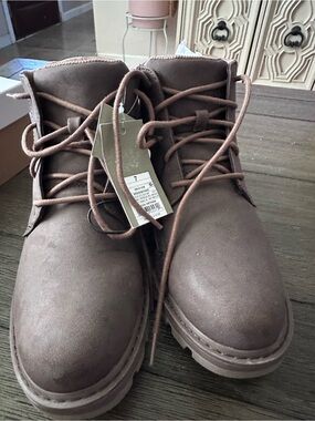 a new day Brown Lace-Up Ankle Boots